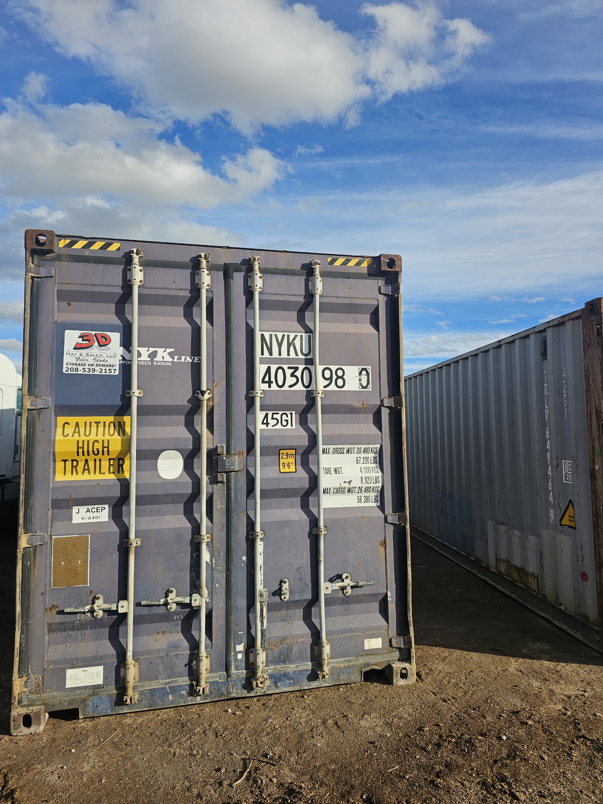 Container On The Truck