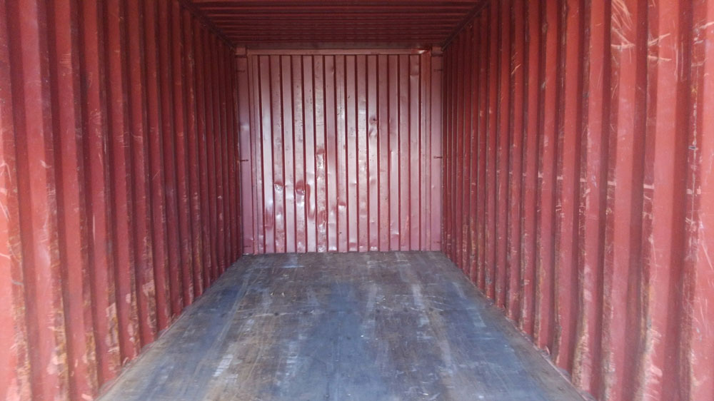 Inside Red Container